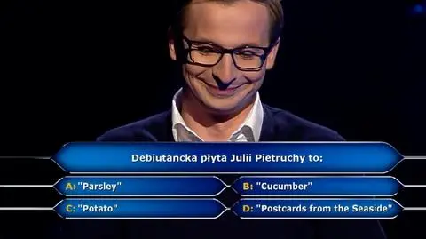 Milionerzy: Debiutancka płyta Julii Pietruchy to... Pytanie za ćwierć miliona zł