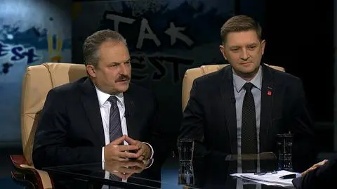 Marek Jakubiak i Andrzej Rozenek byli gośćmi "Tak jest" w TVN24
