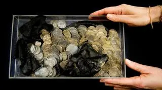 Srebrne monety znalezione w Rotterdamie