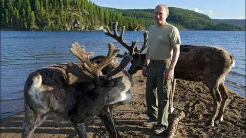 Putin i Berlusconi razem spędzili weekend. Putin na urlopie