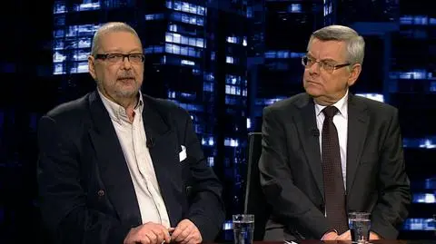 Tomasz Nałęcz i Andrzej Urbański w "Kropce nad i " w  TVN24