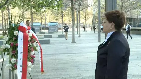 Premier Szydło złożyła kwiaty pod pomnikiem ofiar ataku na WTC