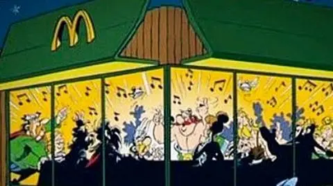 Asterix reklamuje McDonalda