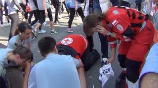 Kontrowersje wokół akcji ratunkowej na linii mety