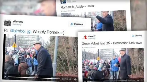 Nie tylko Roman Giertych skakał podczas manifestacji
