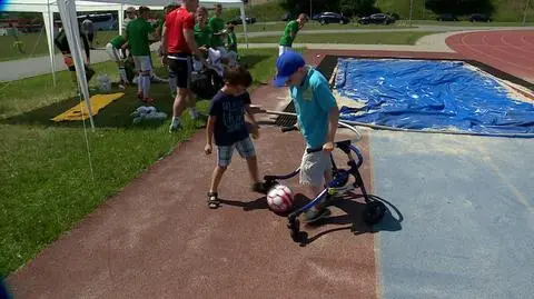 Football tournament organised for 6-year-old Adaś who suffers from celebral palsy