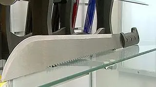 Mężczyźni zostali zaatakowani maczetą