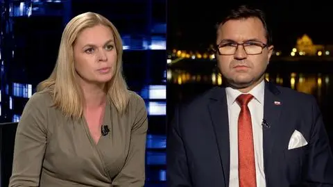 Barbara Nowacka i Zbigniew Girzyński byli gośćmi "Kropki nad i" 
