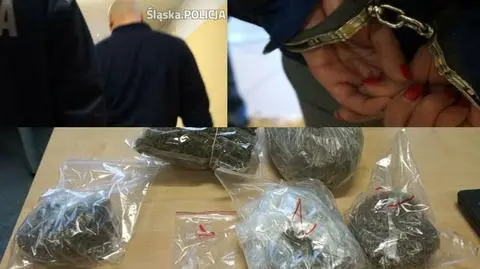 Katowice. Uciekali z marihuaną, staranowali radiowóz