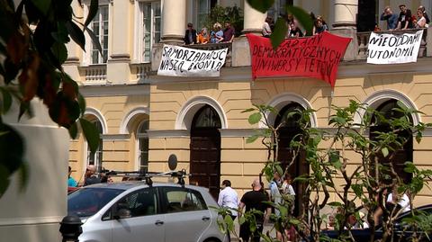 Protesty na uczelniach. Zawieszono okupację