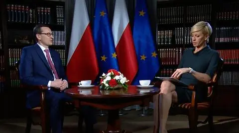 Premier Mateusz Morawiecki był gościem "Faktów po Faktach" TVN24