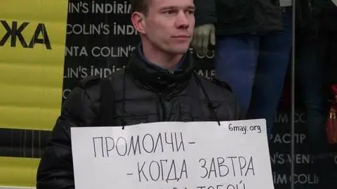 Rosyjski opozycjonista Ildar Dadin wyszedł z kolonii karnej