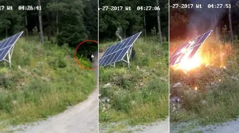 Kowary: ktoś podpalił instalację solarną Kopalni Podgórze