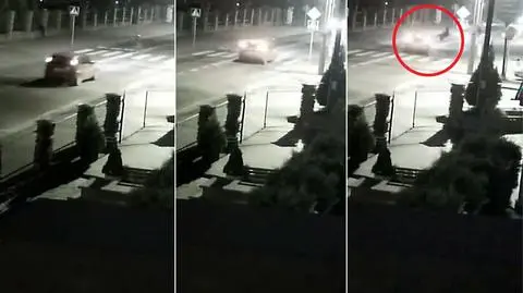 Potrącenie na przejściu dla pieszych. Biłgoraj