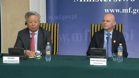 Konferencja ministra finansów