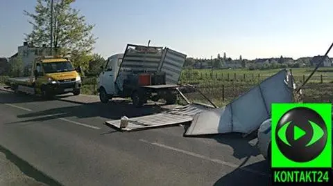 Nie zmieścił się pod wiaduktem
