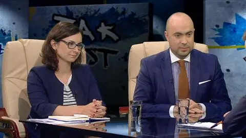 Kamila Gasiuk-Pihowicz i Maks Kraczkowski w Tak Jest