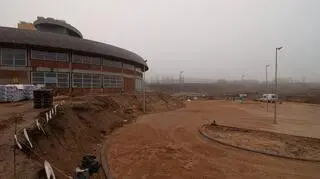 Zabezpieczą budowę słupskiego aquaparku