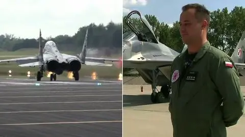 Kpt. Adrian Rojek o manewrze z udziałem MiG-29