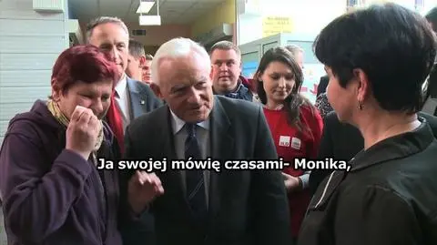 Leszek Miller w swoim żywiole czyli wśród pań