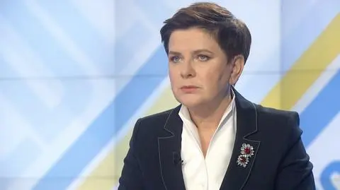 Premier Beata Szydło w "Jeden na jeden" w TVN24