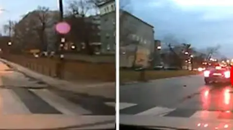 Potrącił pieszego. Zobaczył film i zgłosił się na policję