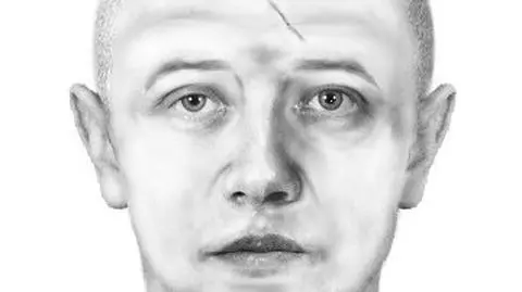 Portret pamięciowy poszukiwanego za przestępstwo pedofilii