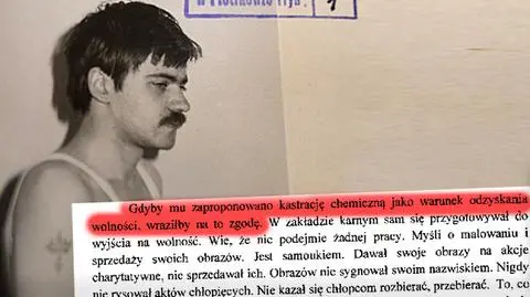 Mariusz T. gotów zgodzić się na chemiczną kastrację 