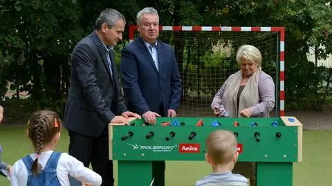 Dzieci z Centrum "Swoboda" mają nowe piłkarzyki