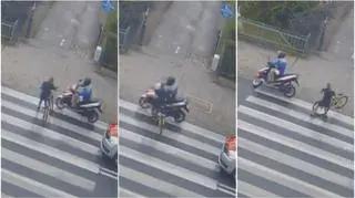 Potrącenie rowerzysty w Brodnicy