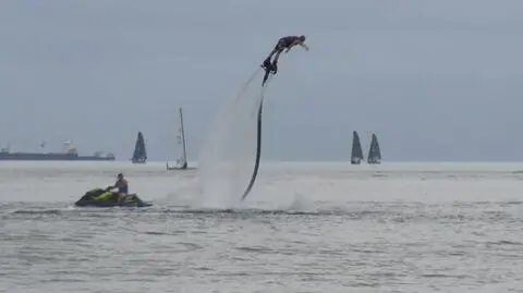 Gdynia: mistrzostwa freestyle flyboardingu