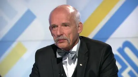 Gościem "Jeden na jeden" był Janusz Korwin-Mikke