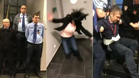 Security guards ejected two independent lawmakers from Hungary&#039;s state television building on Monday after they tried to read out a petition