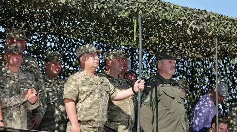 Minister obrony Ukrainy znalazł się na celowniku rosyjskich śledczych (na nagraniu: ćwiczenia Rapid Trident-2015 w obwodzie lwowskim)