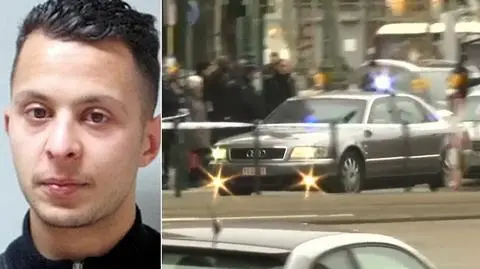 Salah Abdeslam dowieziony do sądu w Brukseli