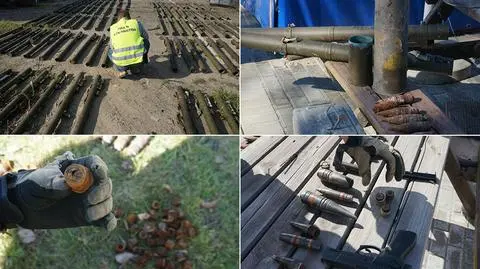Wyrzutnie przeciwlotnicze na prywatnej posesji w Lublińcu