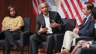 Barack Obama po raz pierwszy wystąpił publicznie od odejścia z urzędu