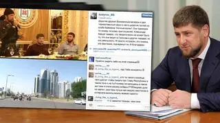 Ramzan Kadyrow pochwalił się przyjęciem do klubu motocyklowego "Nocne Wilki" na swoim profilu w portalu społecznościowym