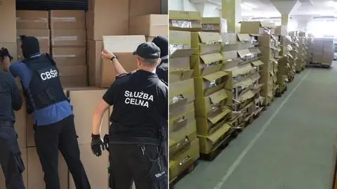 Rekordowy przemyt papierosów udaremniony przez CBŚP i służbę celną