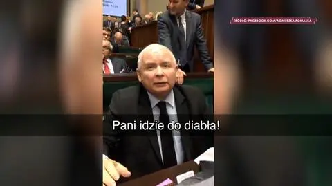 Jarosław Kaczyński o posłance PO