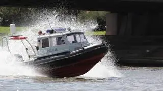 Patrol Komisariatu Wodnego w Krakowie