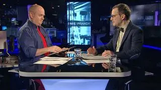 Roman Kurkiewicz i Jan Wróbel w "Dwóch prawdach"