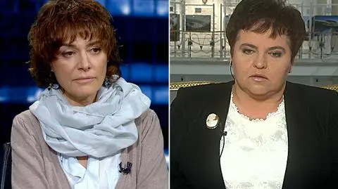 Kazimiera Szczuka i Marzena Wróbel w "Kropce nad i"