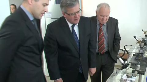 Bronisław Komorowski odwiedził ożarowską fabrykę