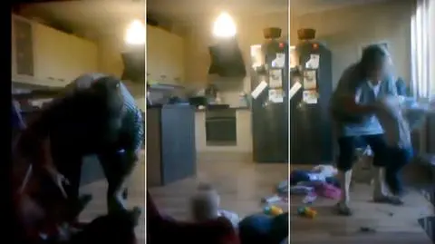 Na nagraniu widać, jak niania szarpie i uderza dziecko