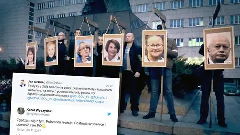 Wpis o wieszaniu członków PO. Prokuratura odmówiła wszczęcia śledztwa