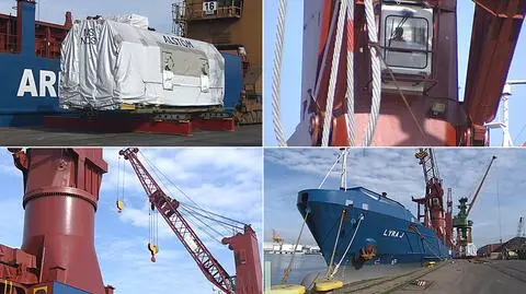 Nowoczesny dźwig w gdyńskim porcie. Będzie transportował ciężkie ładunki na statki oceaniczne