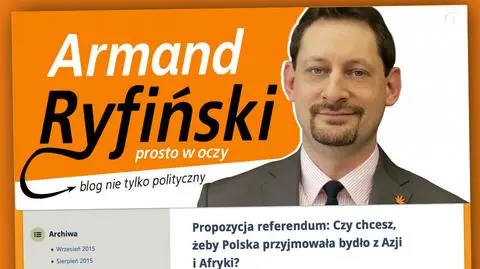 Ryfiński o imigrantach