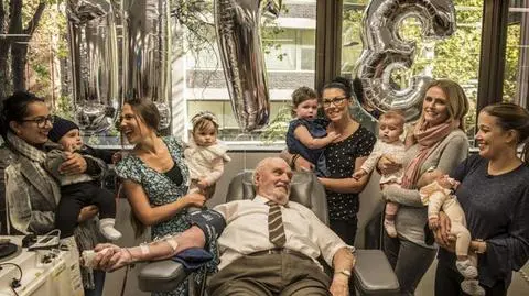James Harrison przez ponad 60 lat oddawał krew. Ocalił miliony dzieci
