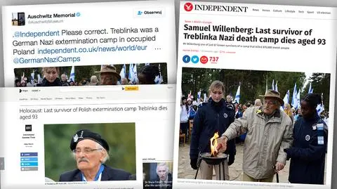 Portal MSN użył sformułowania polski obóz zagłady